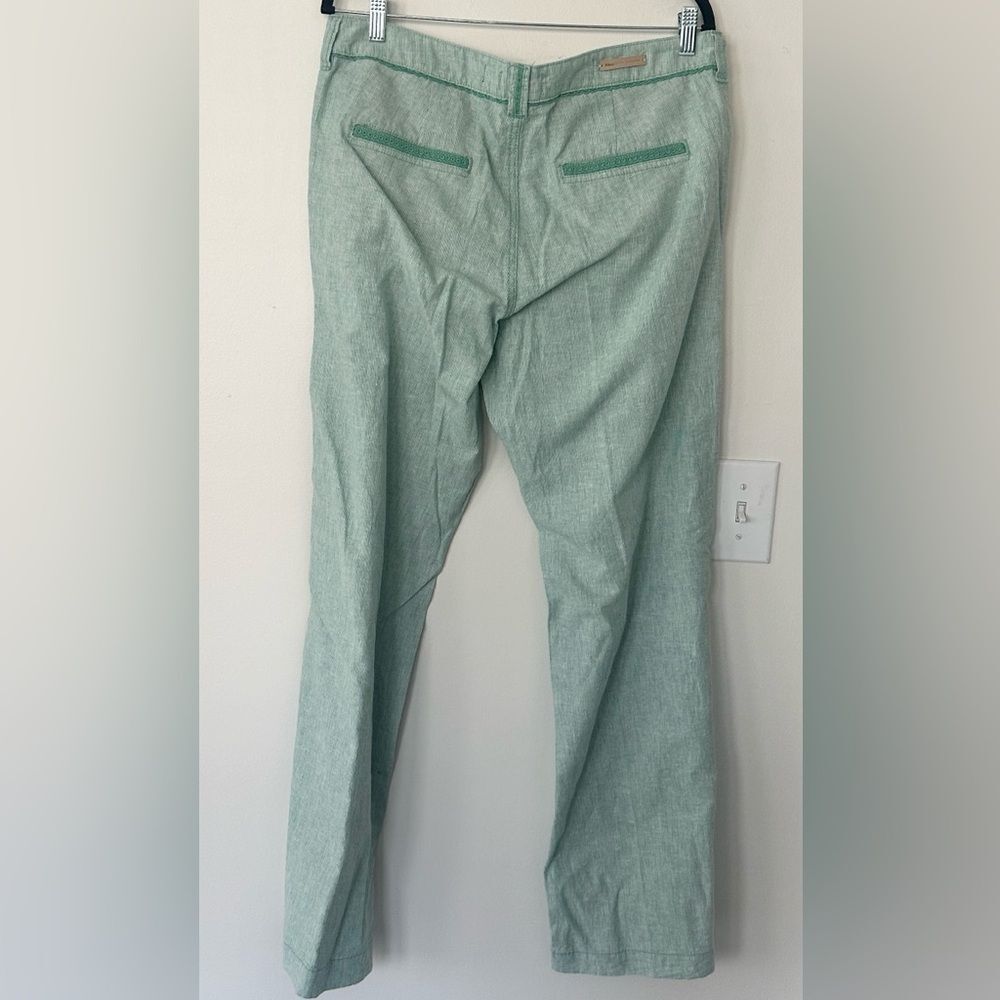 Anthropologie Pilcro Green Wide Legged Casual Pants 14 (New) - Picture 4 of 6